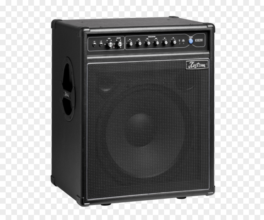 Bass Guitar Amplifier Subwoofer Kustom Amplification PNG