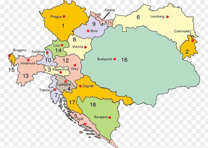 Bohemia Austria-Hungary Austrian Empire Kingdom Of Hungary Lands The Crown Saint Stephen Cisleithania PNG