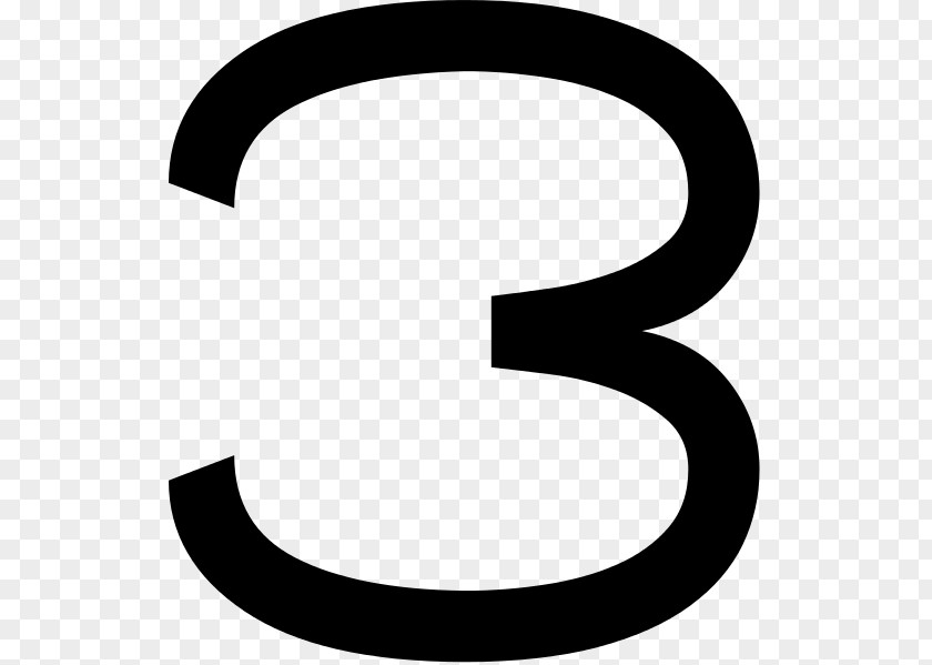 Circle Point White Number Clip Art PNG