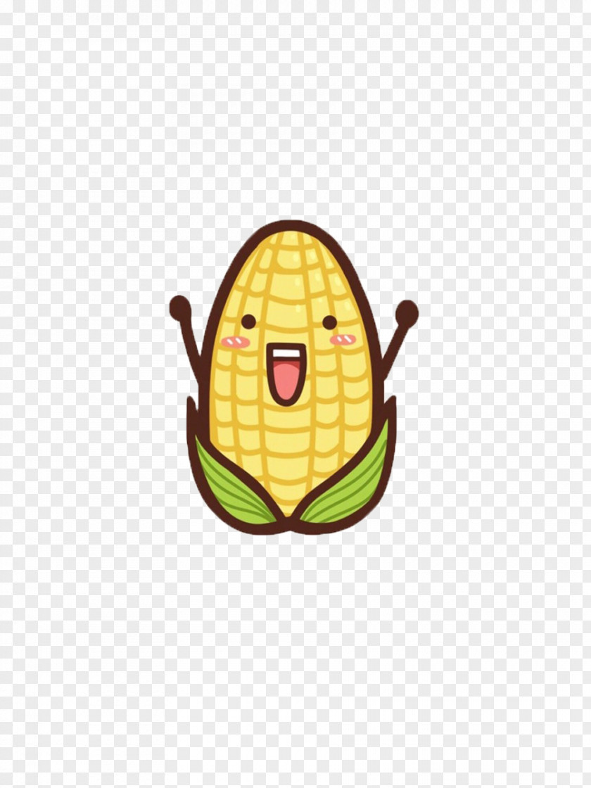 Corn Maize Vegetable Food Cartoon PNG