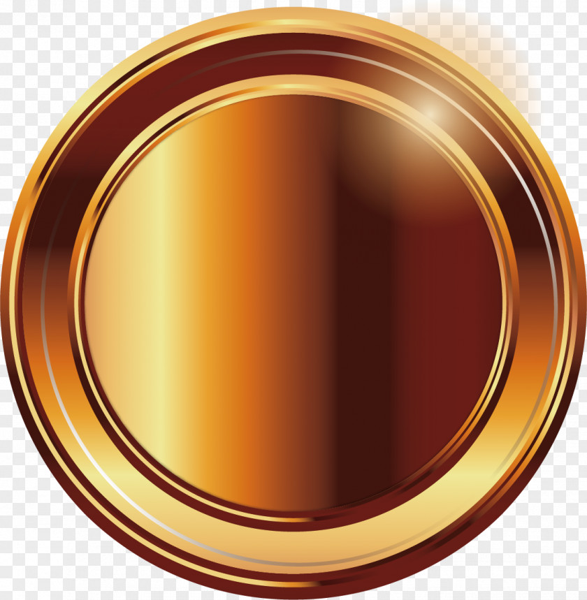 Gold Button Push-button Computer File PNG