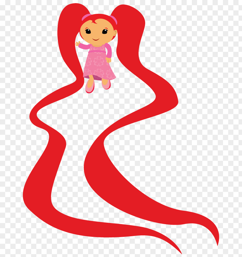 Long Hair Pattern Rapunzel Art Haircut Hijinx Shape Bandit PNG