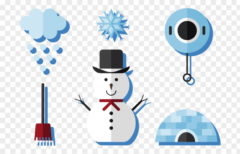 Winter Elements Snow Clip Art PNG