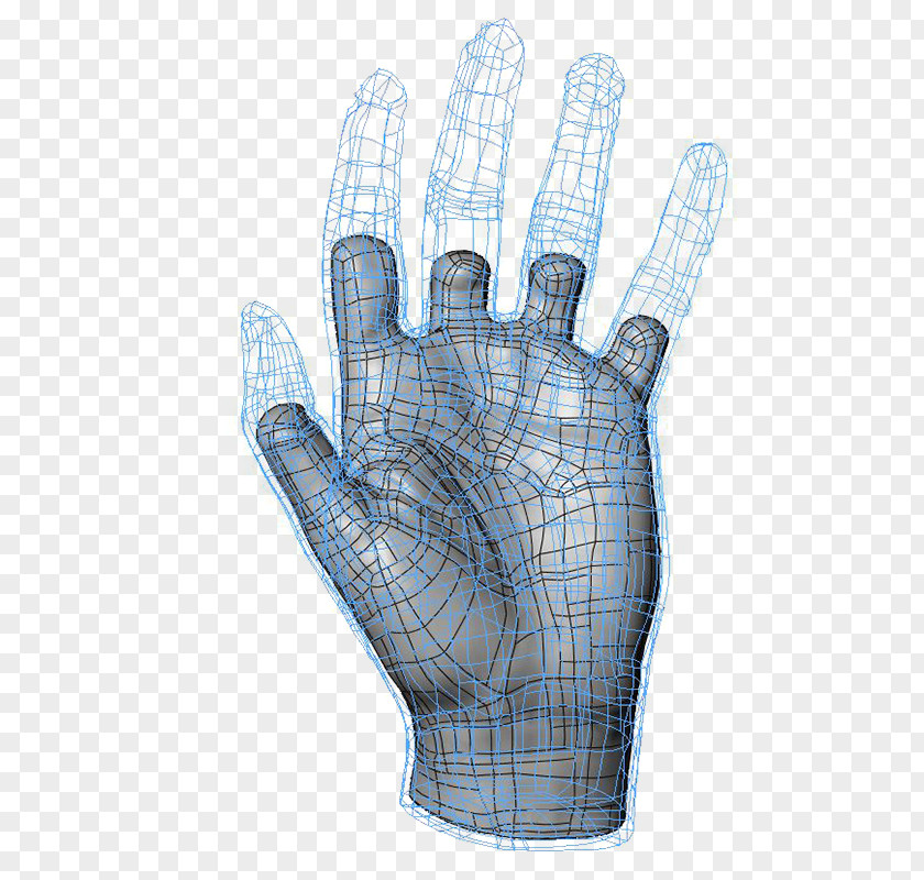 Wireframe Model Wire-frame 3D Modeling Computer Graphics Hand Blueprint PNG