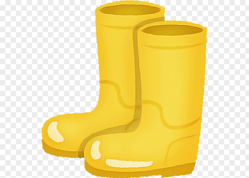 Boot Yellow Galoshes Shoe Wellington PNG