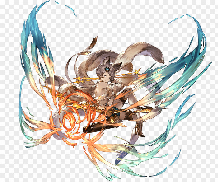 Design Granblue Fantasy Character Art PNG