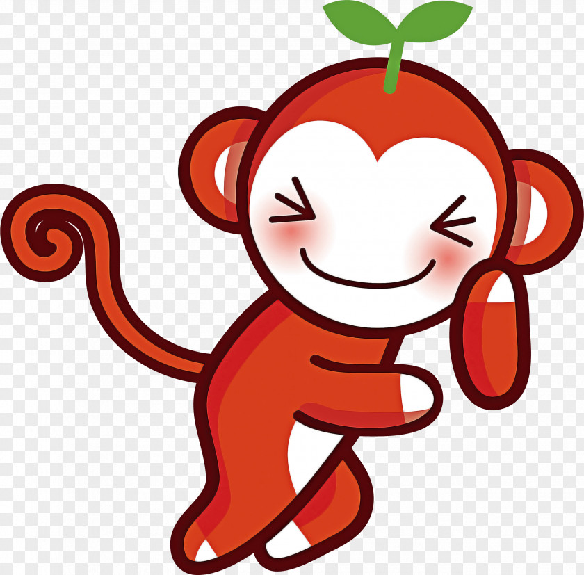 Sticker Smile Cartoon Clip Art Red Nose Cheek PNG