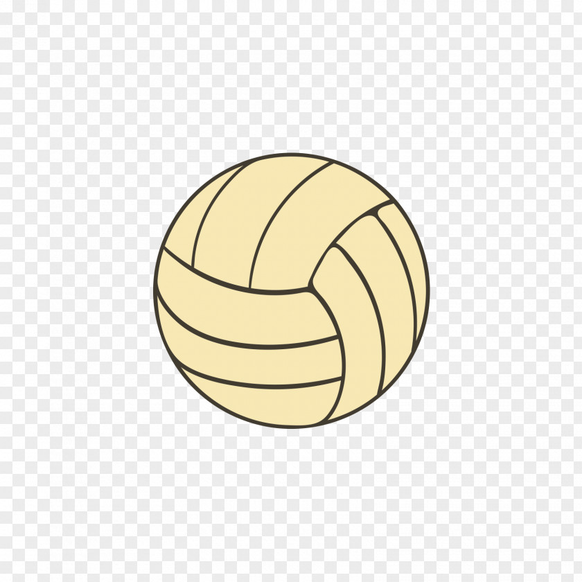 A Yellow Volleyball Photography Illustration PNG