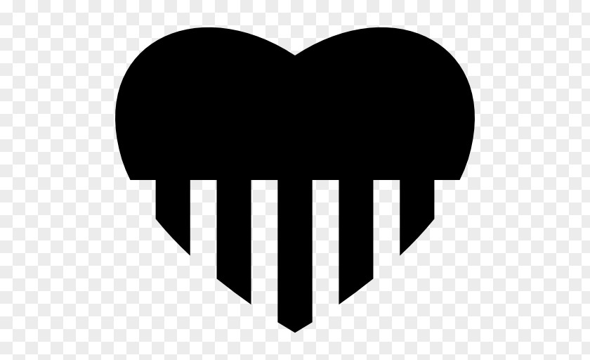 Heart-shaped Silhouette Heart Logo PNG