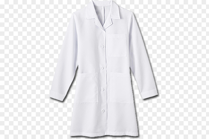 White Coat Lab Coats Blouse Collar Sleeve PNG