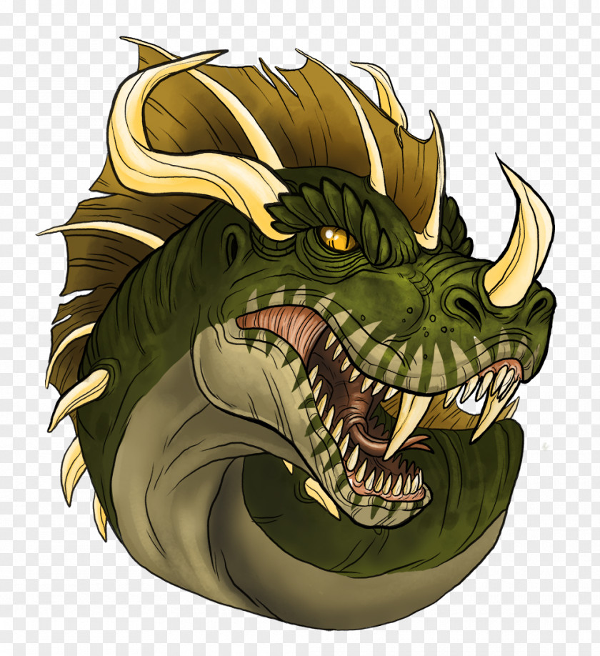 Dragon Jaw Illustration PNG