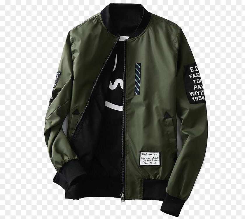 Jacket Hoodie Flight Coat Outerwear PNG