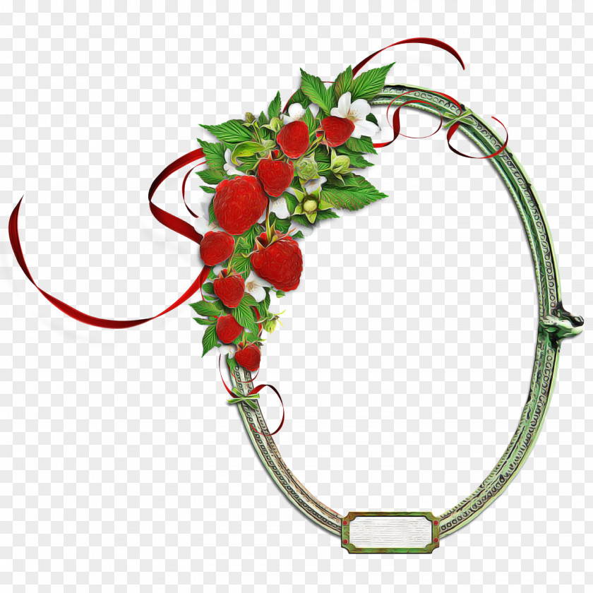 Jewellery Flower Christmas Picture Frame PNG