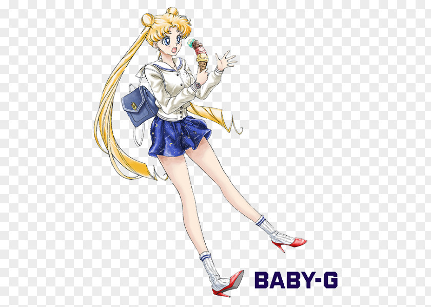 Nmax Sailor Moon Chibiusa G-Shock Suit PNG