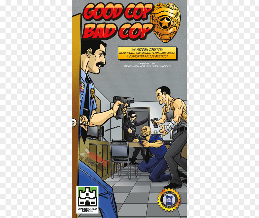 Police Bang! Officer Card Game Board Good Cop/bad Cop PNG