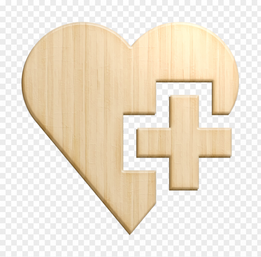 Wood Logo Health Care Elements Icon Heart PNG