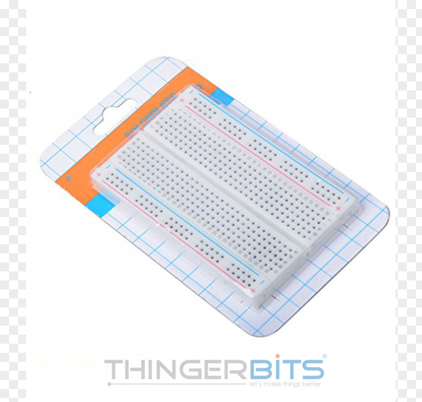 Design Plastic Electronics Breadboard PNG