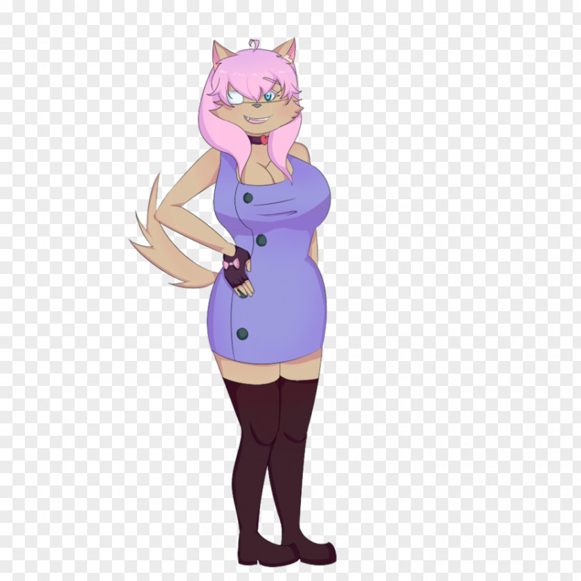 Furry Female Costume Mascot Cartoon Character PNG