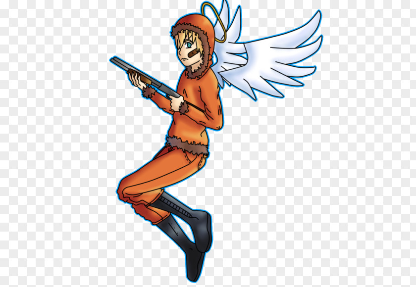 Kenny McCormick Angel With A Shotgun Drawing The Cab PNG