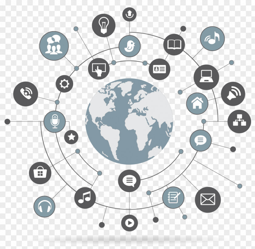 Social Media Internet Of Things Company Computer Network Big Data PNG