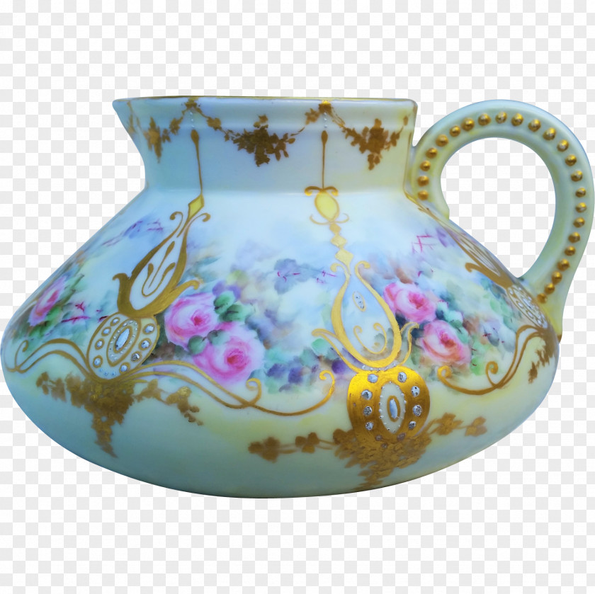 Vase Jug Porcelain Pottery Saucer PNG