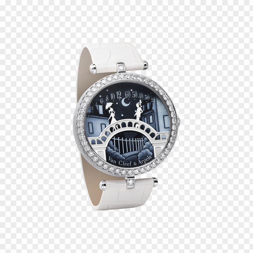 Watch Van Cleef & Arpels Movement Clock Complication PNG