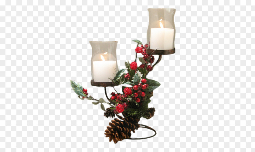 25th Dec. Christmas Decoration Candle Centrepiece Advent PNG