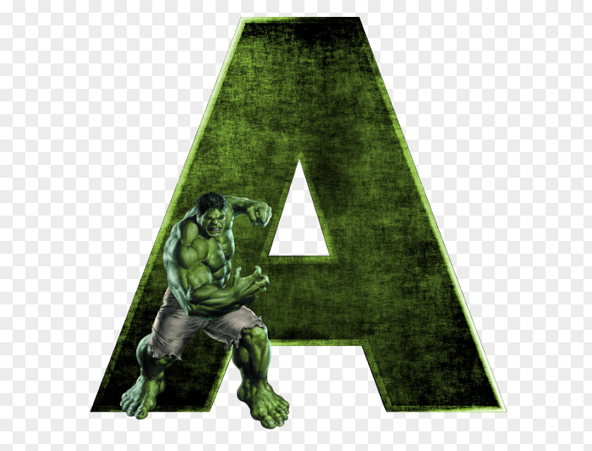 Alfabeto Hulk Alphabet Letter Film N PNG
