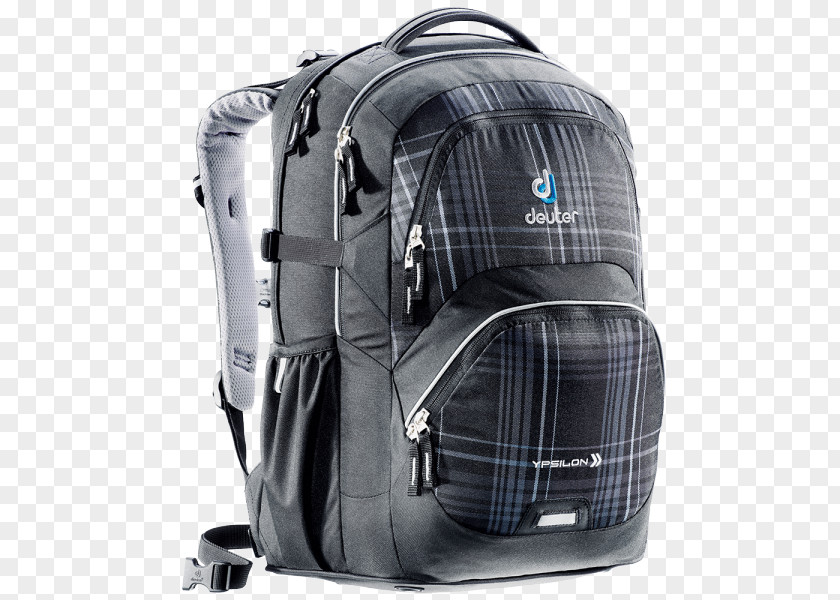 Backpack Deuter Sport Black Mountaineering Travel PNG