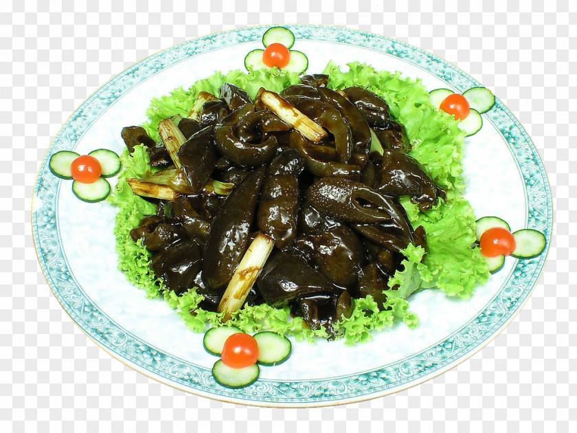 Braised Sea Cucumber Namul As Food Chinese Cuisine PNG