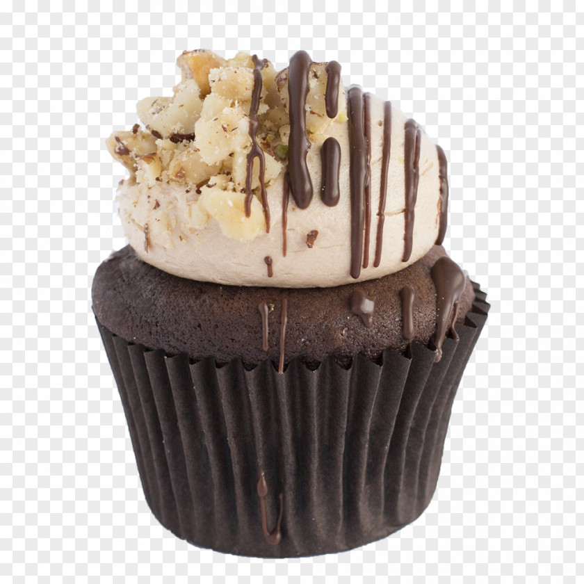 Chocolate Cupcake Praline Buttercream Flavor PNG