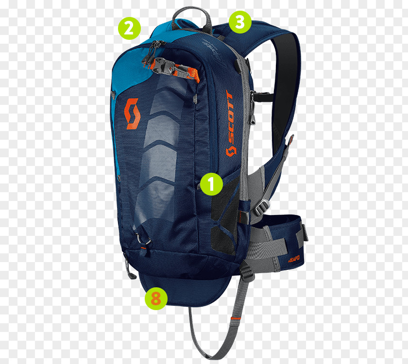 Backpack Freeriding Avalanche Airbag Scott Sports PNG