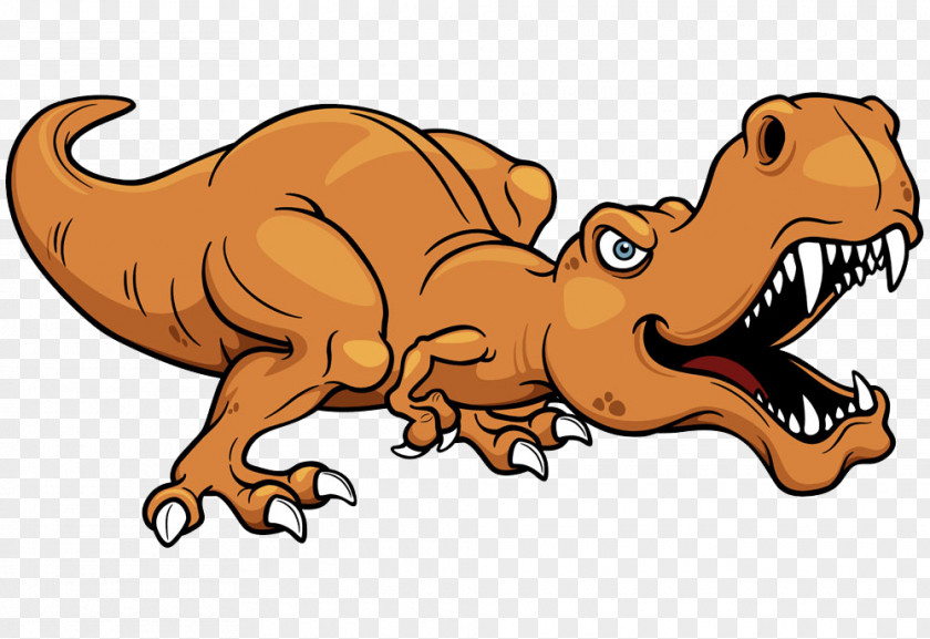Cartoon Crocodile Tyrannosaurus Dinosaur Illustration PNG