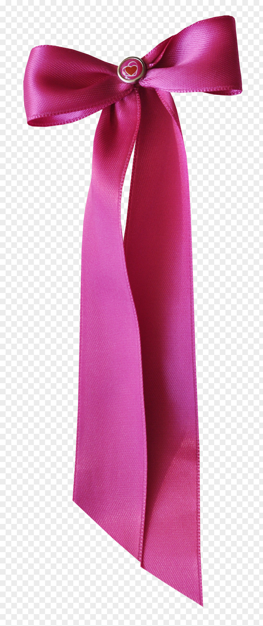 Pink Ribbon Silk M Necktie PNG