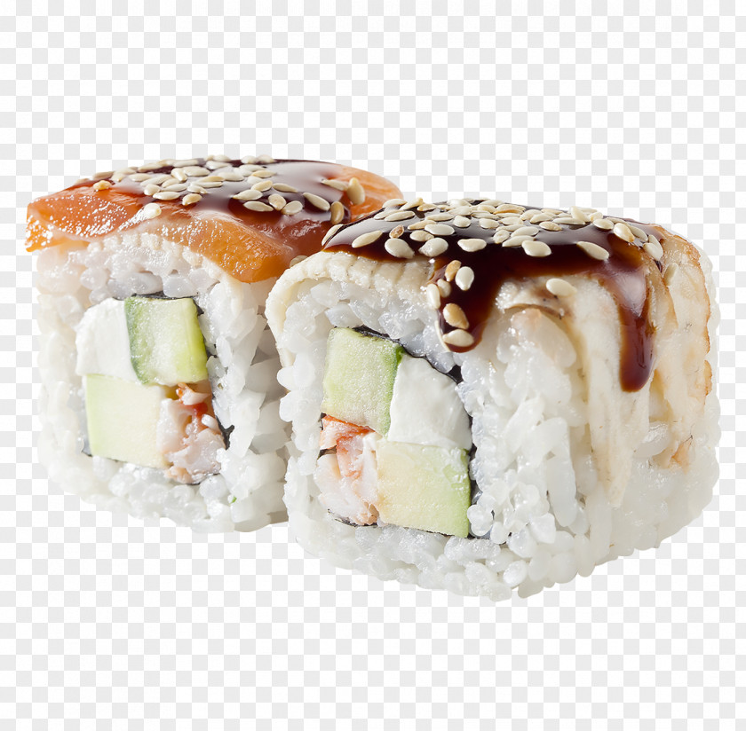 Sushi California Roll Makizushi Tempura Japanese Cuisine PNG