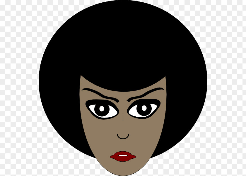 Afro Woman African American Black Clip Art PNG