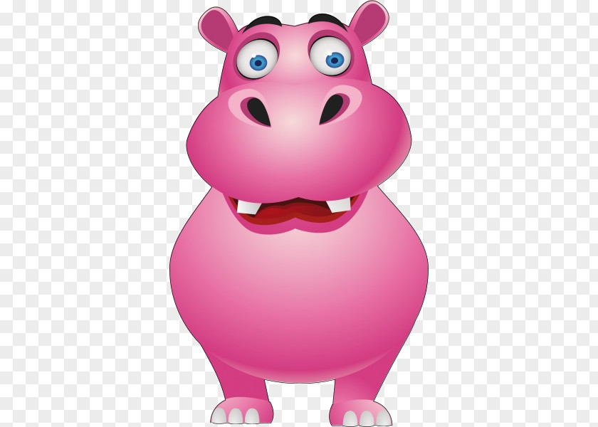 Pig Hippopotamus Cartoon Clip Art PNG