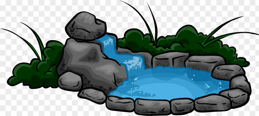 Waterfall Fish Pond Clip Art PNG