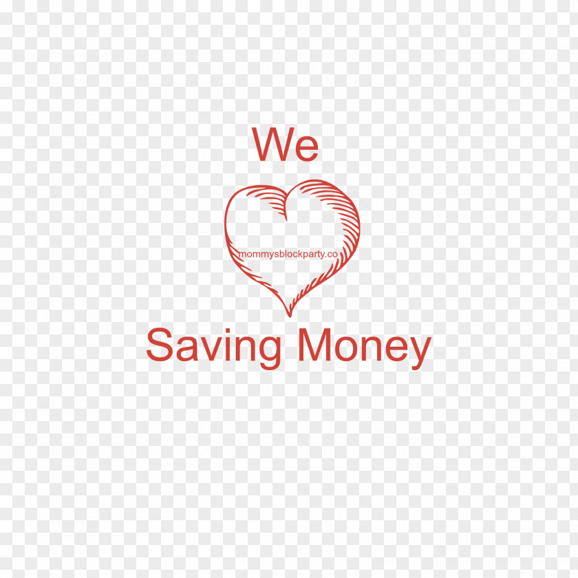 National Day Save Money Action Logo Brand Line Heart Font PNG