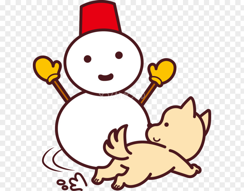 Dog Snowman Daruma Doll Clip Art PNG