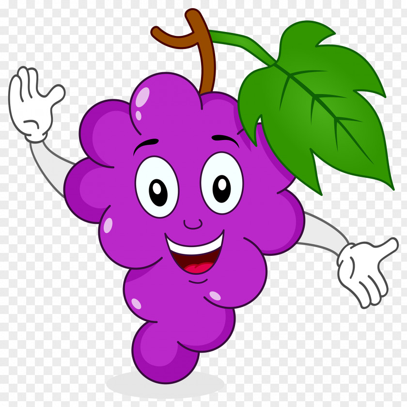 Grape Grapevines Cartoon Juice PNG