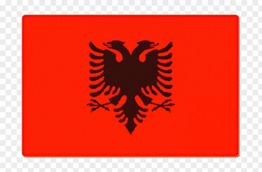 International Flags Icon Albania PNG