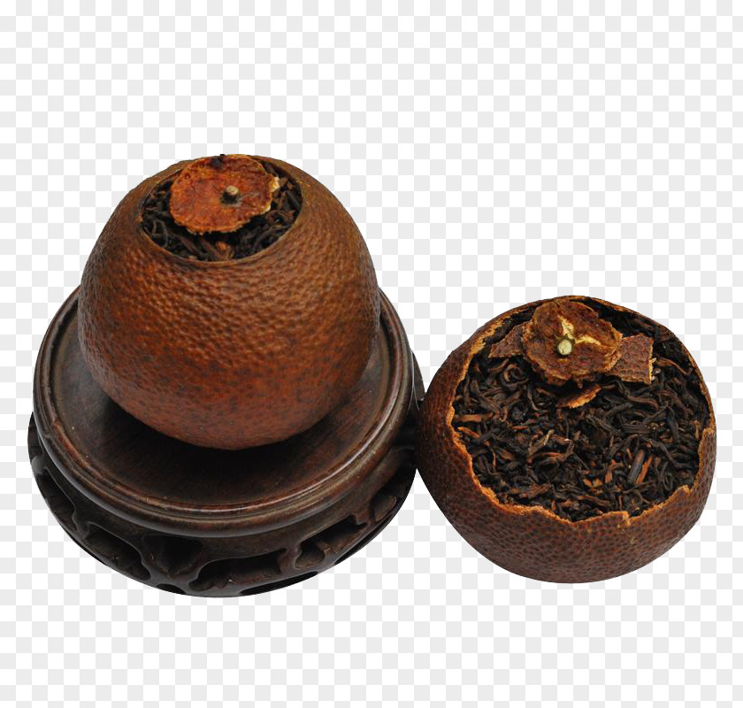 Kom Pu'er Tea Decorative Design Free To Pull Material Download Puer Citrus Leiocarpa PNG