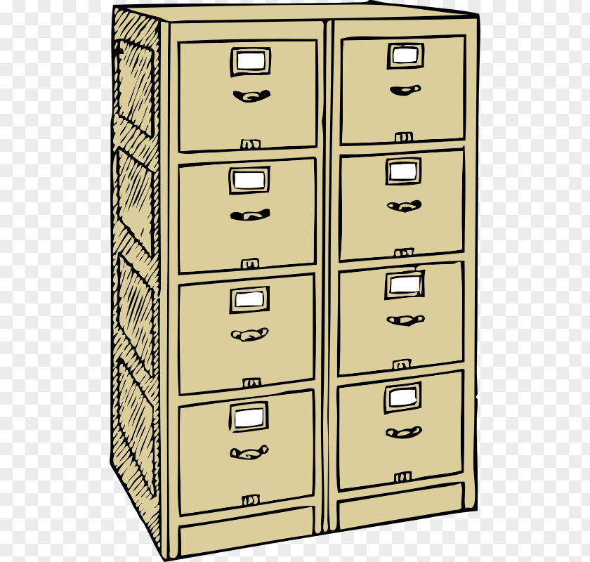 Multiple Cliparts File Cabinets Cabinetry Clip Art PNG