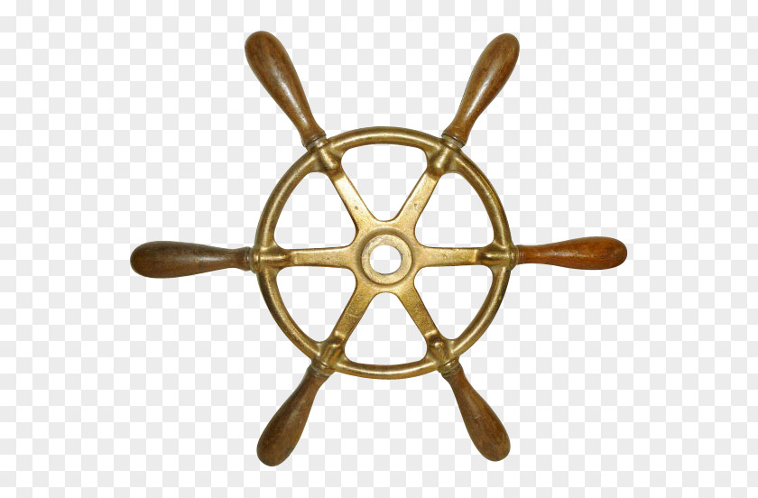 Nautical Ship's Wheel Steering Clip Art PNG