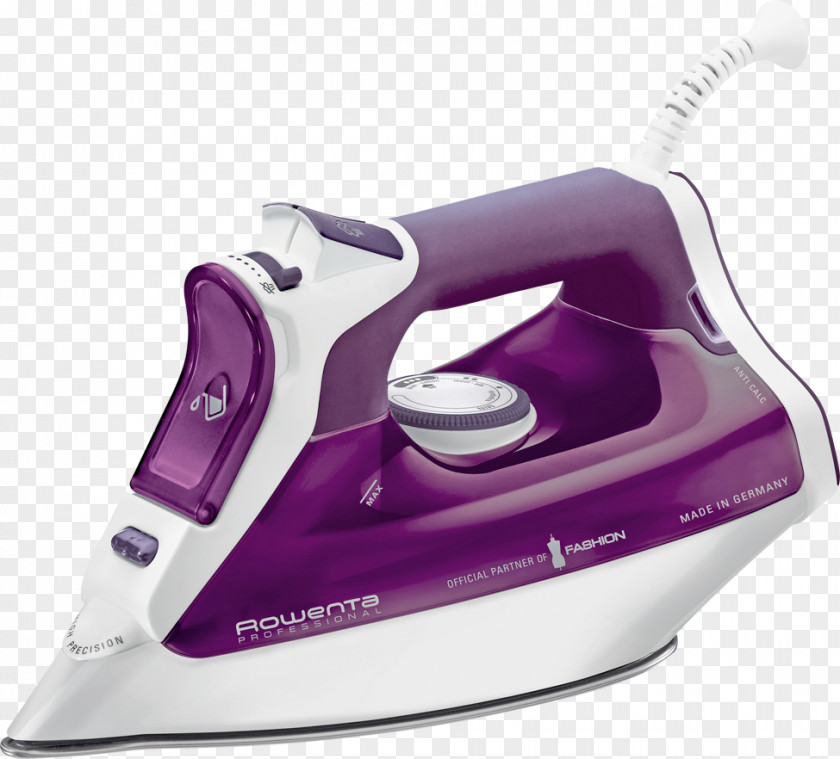 Vapor Clothes Iron Rowenta Stainless Steel Steam Watt PNG