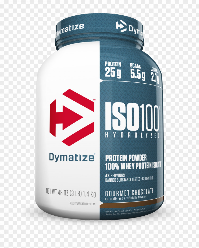 Whey Protein Dietary Supplement Dymatize Nutrition ISO 100 Hydrolyzed 100% Isolate Powder Isolate, Gourmet Chocolate, 5 Lbs PNG