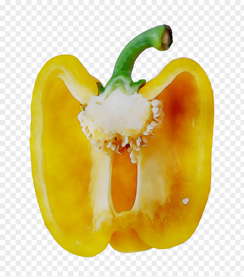 Habanero Yellow Pepper Bell Chili Image PNG