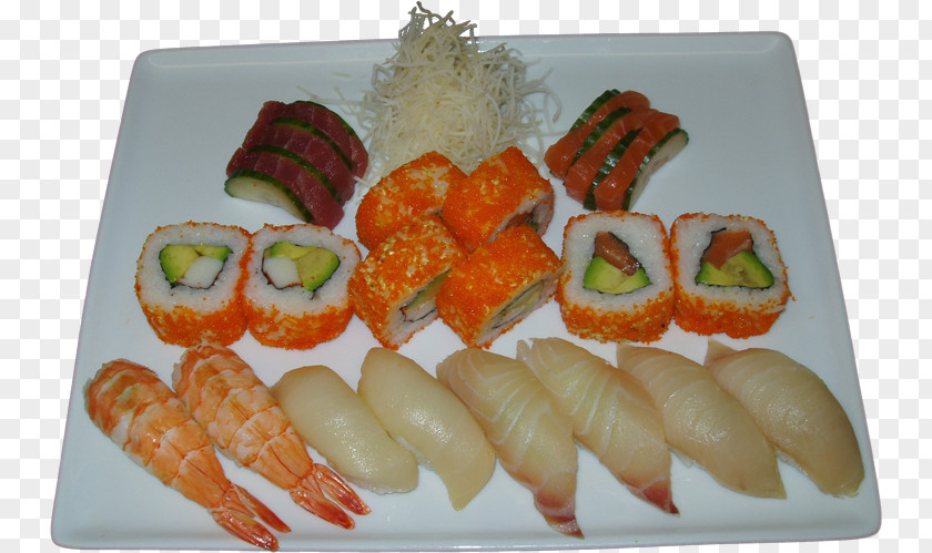 Sushi Set California Roll Sashimi Recipe Side Dish PNG
