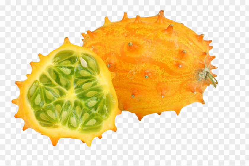 Yellow Horned Melon Tropical Fruit Pitaya Strawberry PNG